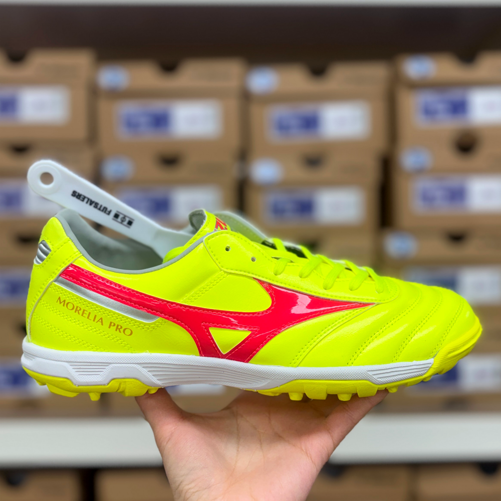 미즈노 모렐리아 2 프로 AS TF 캥거루가죽 풋살화 발볼넓은 터프화 와이드 미니주걱 109,800원
