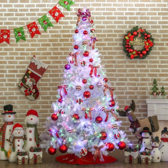 270cm 해피 롤리팝 화이트 홀로그램 트리 풀세트 어린이집 간편설치 겨울감성 학원 베이커리 식당 가정용 536,300원