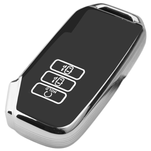 키에티 기아 호환 K8 GL3 스포티지 NQ5 스마트 키케이스 7버튼 TPU 키홀더 단품, 블랙 실버라인 9,900원