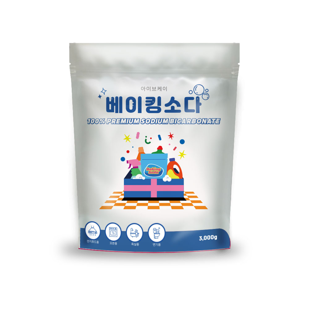 아이브케이 베이킹소다 리필형 (대용량), 3kg, 1개 8,500원