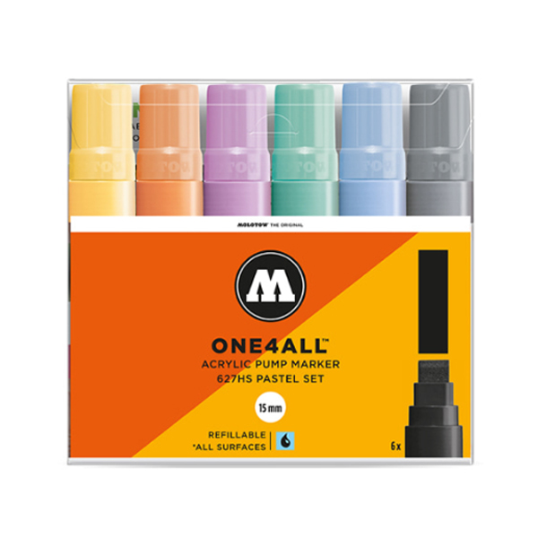 모로토우 원포올 15mm 아크릴마카 6색 세트(파스텔) 73,920원