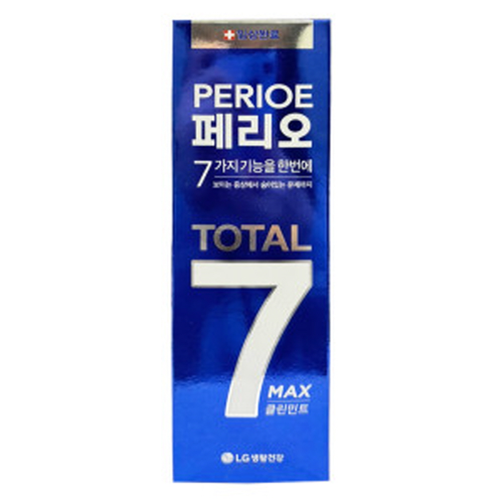 LG생활건강 페리오 치약 토탈7 맥스 클린민트 120g 20개 36,730원