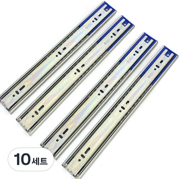 MJ 문주 댐퍼 볼레일 450mm 댐핑 서랍레일, 10개, 단일색상 75,000원