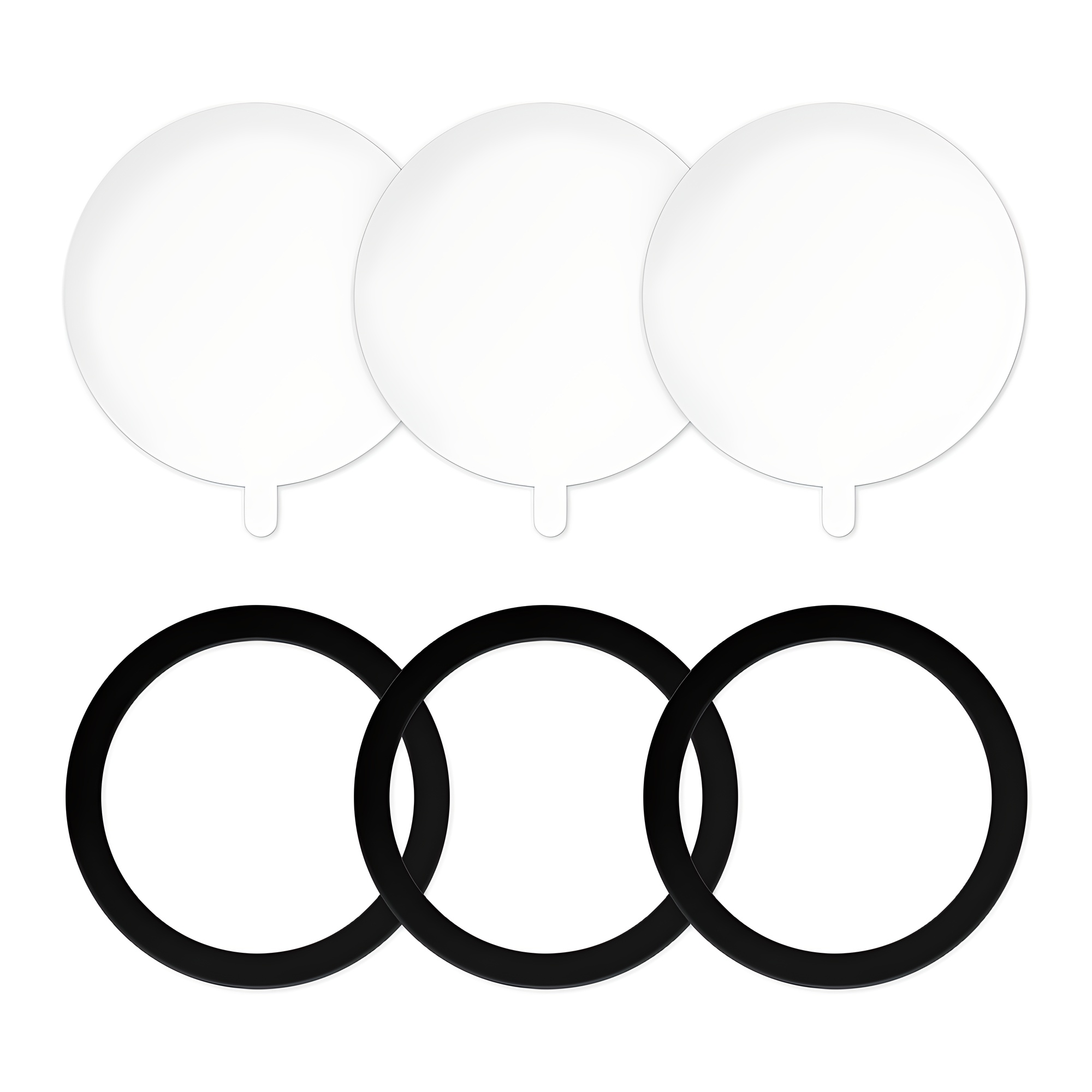 제이엔 맥세이프 호환 자석스티커 3개+보호필름 3개, 블랙, 1세트 3,980원