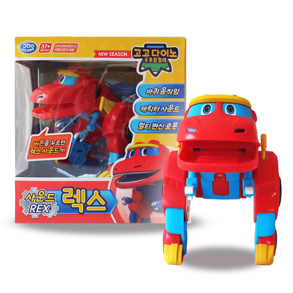 주영 고고다이노 공룡탐험대 사운드 렉스 로봇장난감, 혼합색상, 1개 28,800원