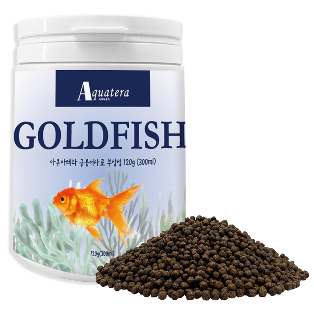 아쿠아테라 금붕어사료 부상성, 120g, 1개 3,150원