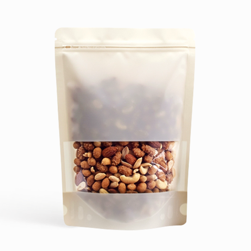 홍진포장 연살구 투명창 지퍼스탠드, 스탠딩지퍼백 100장 사이즈 7종 15,500원