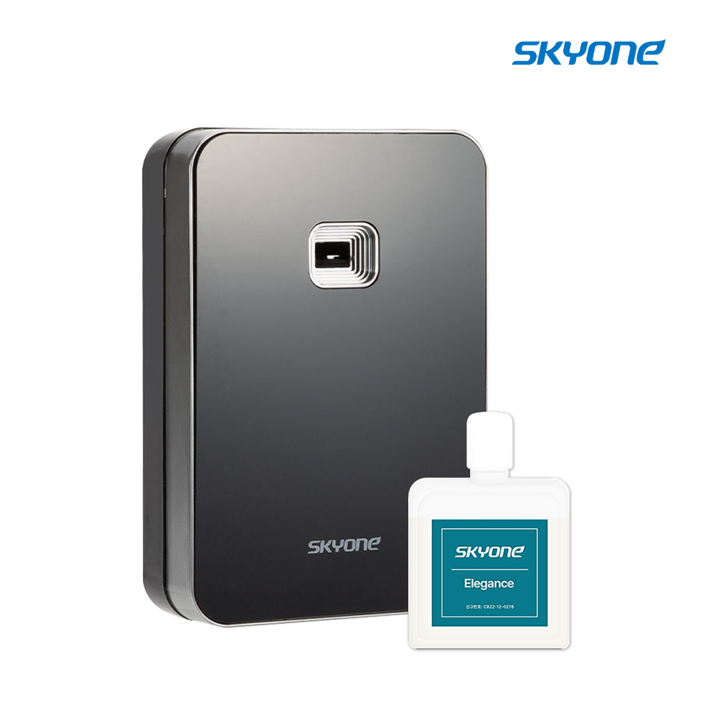 스카이원 방향제 자동 분사기 블랙 + 리필액, 1세트, 210ml, 엘레강스 38,000원