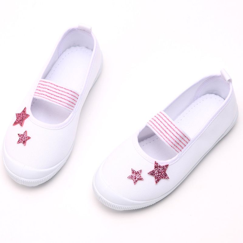 나린키즈 NR 반짝이별 반짝이 면실내화 흰코 유아 아동 어린이 신학기 졸업행사 유치원행사 학생 기본 실내화 17,900원