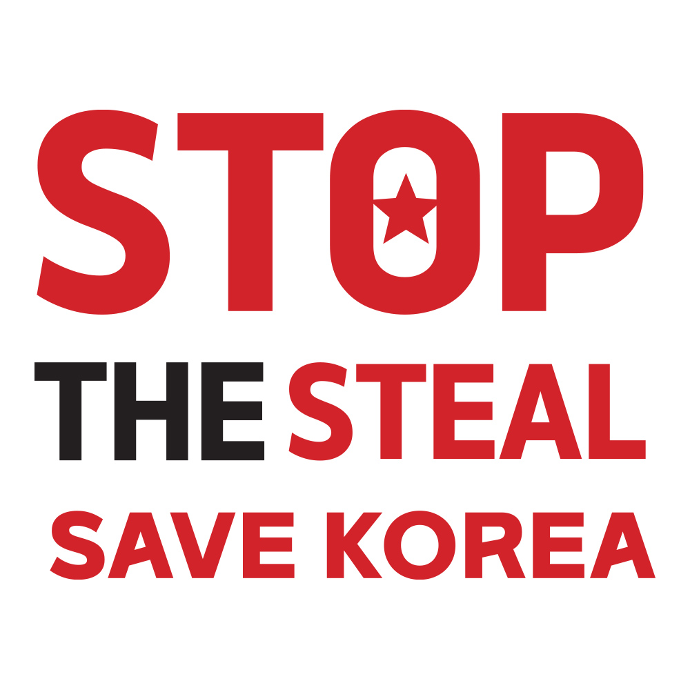 STOP THE STEAL 차량용 스티커 SAVE KOREA 캠페인 STS자동차 데칼 시트지, 1개, 레드B타입 18,000원