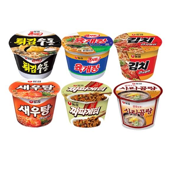 농심 신라면 큰사발 114gx16개(1박스)/식사대용라면/야식라면/야식컵라면/야외컵라면/여행용라면/여행용 넉넉한 유통기한 34,600원