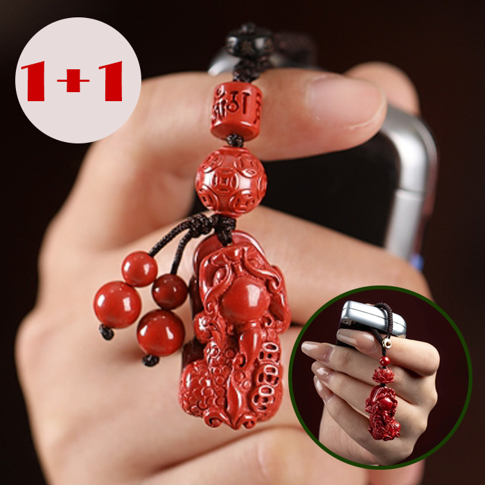 (왓썸) 1+1 재물운 액운방지 행운가득 진사 비휴 키링 13,800원