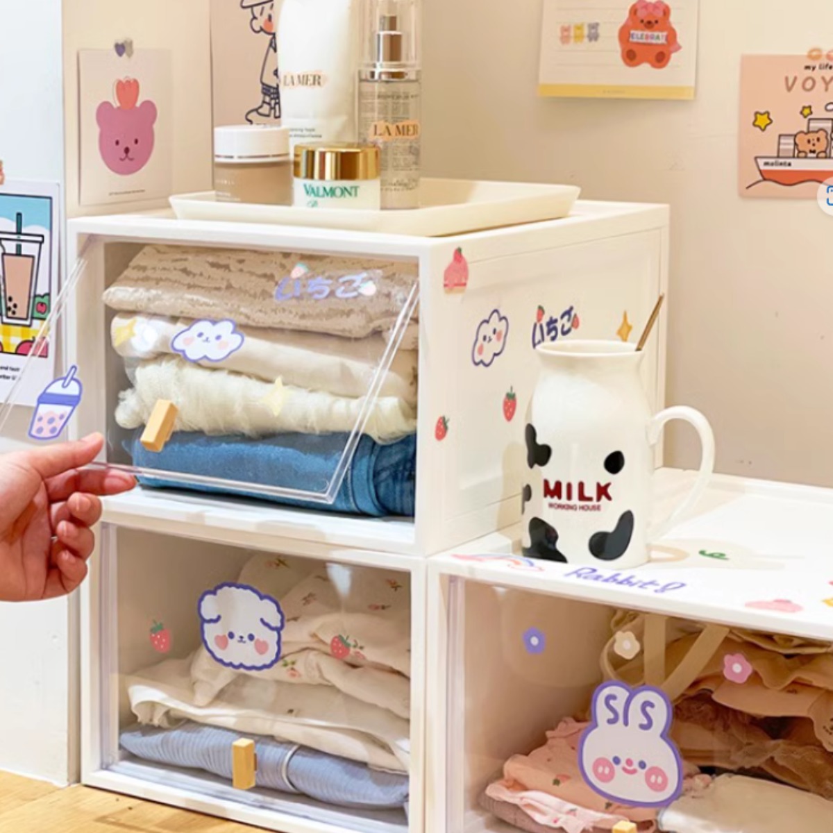 JH 귀여운 접이식 다용도 속옷 수납함 22,800원