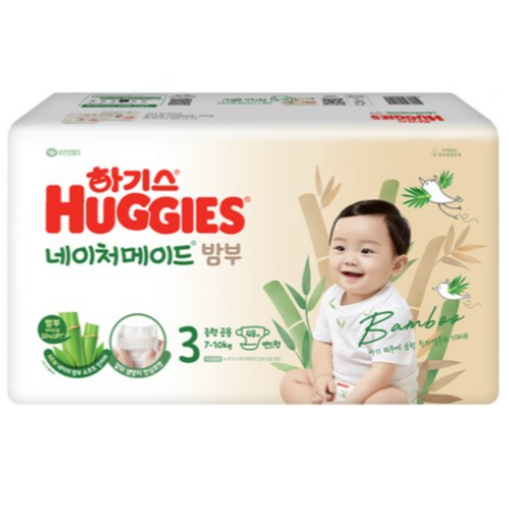 하기스 2024 네이처메이드밤부 밴드형 기저귀 남녀공용 131,500원