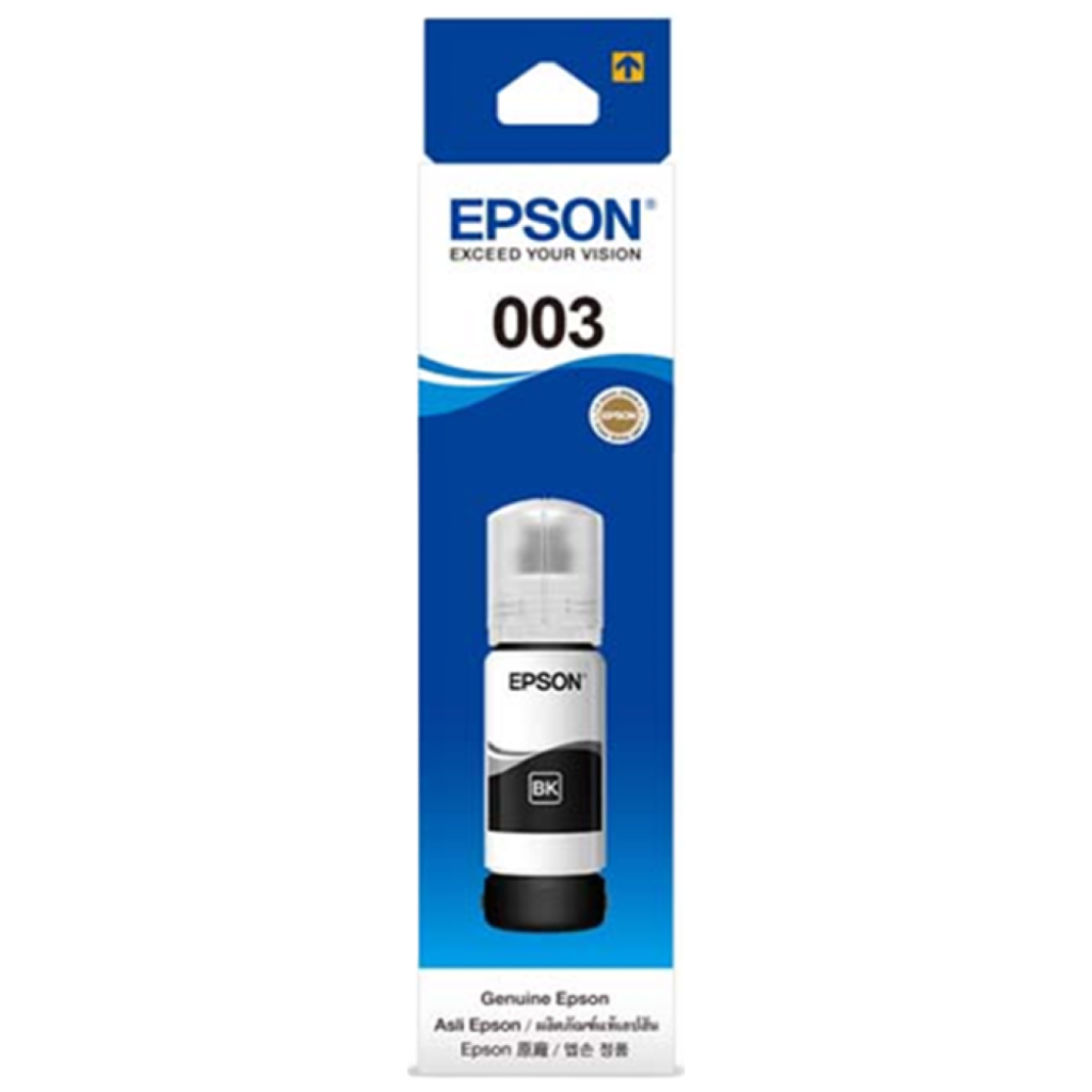 엡손 003 검정 잉크 (T00V100) EPSON 003 정품 잉크 호환 제품 L1110 L3100 L3110 L3150 L5190 L3106 L3200 L3210 L11050, 1개, Epson 003 Black/검정 잉크 12,400원