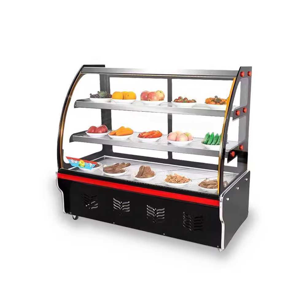 정육점 냉장고 오픈 마트 진열 반찬 쇼케이스 김치, 17. 곡선형 앞뒤문형 160x68x120 464,700원