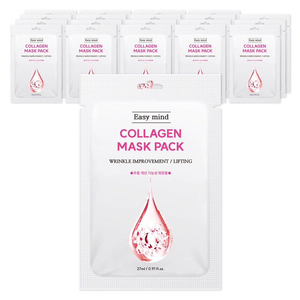 이지마인드 콜라겐 마스크팩 27ml, 20개, 1개입 8,000원