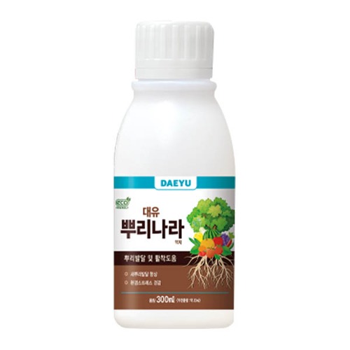 [좋은농자재] 대유 뿌리나라골드 액제(300ml) - 새뿌리 발달 및 활착 증진, 어린묘 저항성 증대, 냉해.동해 예방 10,000원