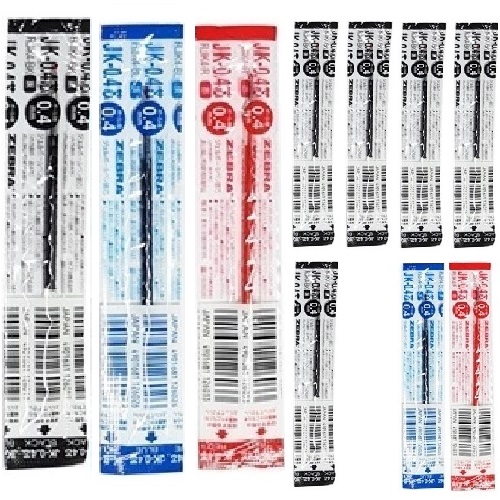 제브라 리필심 JK-0.4 JK-0.5 10개 FOR 사라사 3 4 2+S 3+S 9,300원