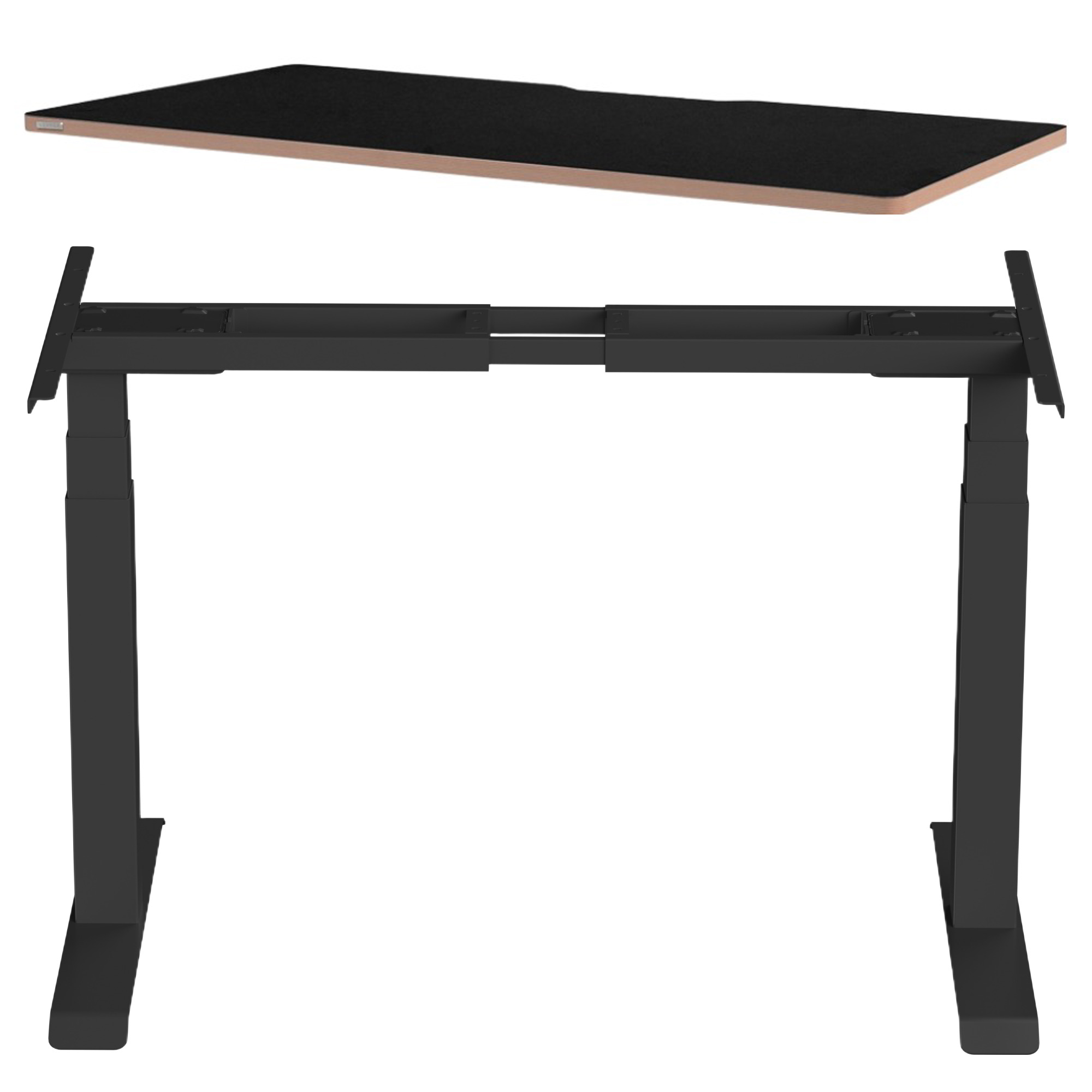 덱스탑 스마트 모션데스크 PRO 2.0 상판 1400 + 듀얼모터 3단 프레임 세트 방문설치, 블랙 428,500원