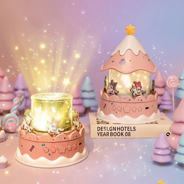 산리오 회전목마 빔프로젝터 무드등 32,900원