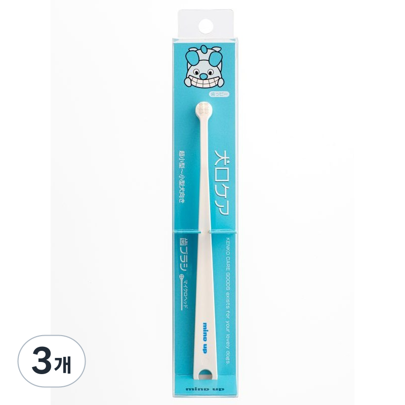 일본 마인드업 켄코케어 소프트스몰헤드 칫솔 (잇몸약한 소형견용), 강아지용, 3개 20,240원