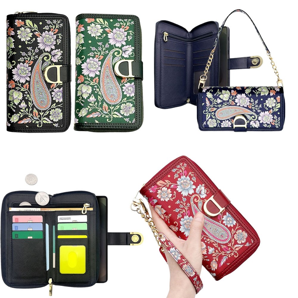 갤럭시 와이드8 M16 5G SM-M166S  (퀄네틱-포인) 지퍼 자석잠금 손목스트랩 카드지폐 동전수납 지갑 가죽 다이어리 휴대폰 케이스 18,900원