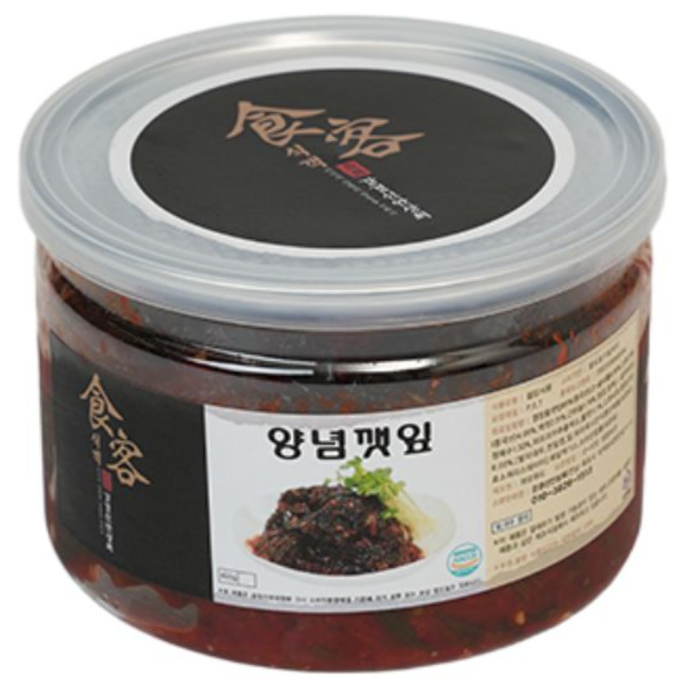 식객 프리미엄 반찬 양념깻잎, 2개, 450g 23,900원