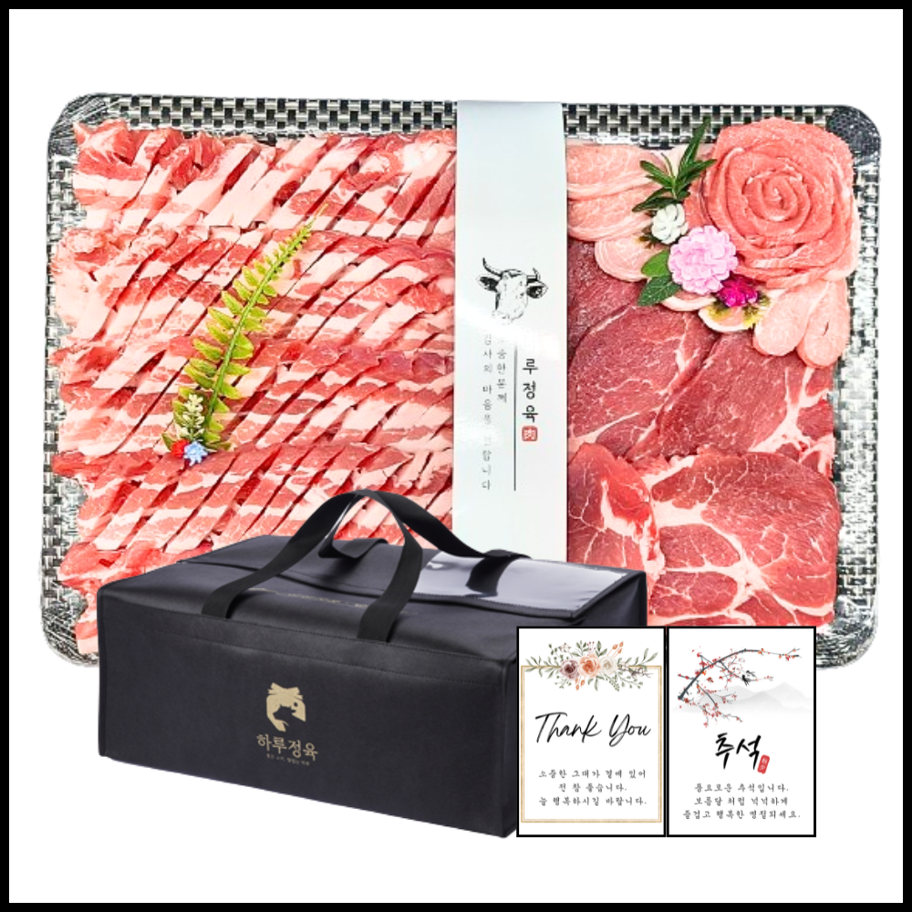 명품 한돈선물세트 국내산 돼지고기 모듬구이세트(한돈1+등급), 1세트 99,800원