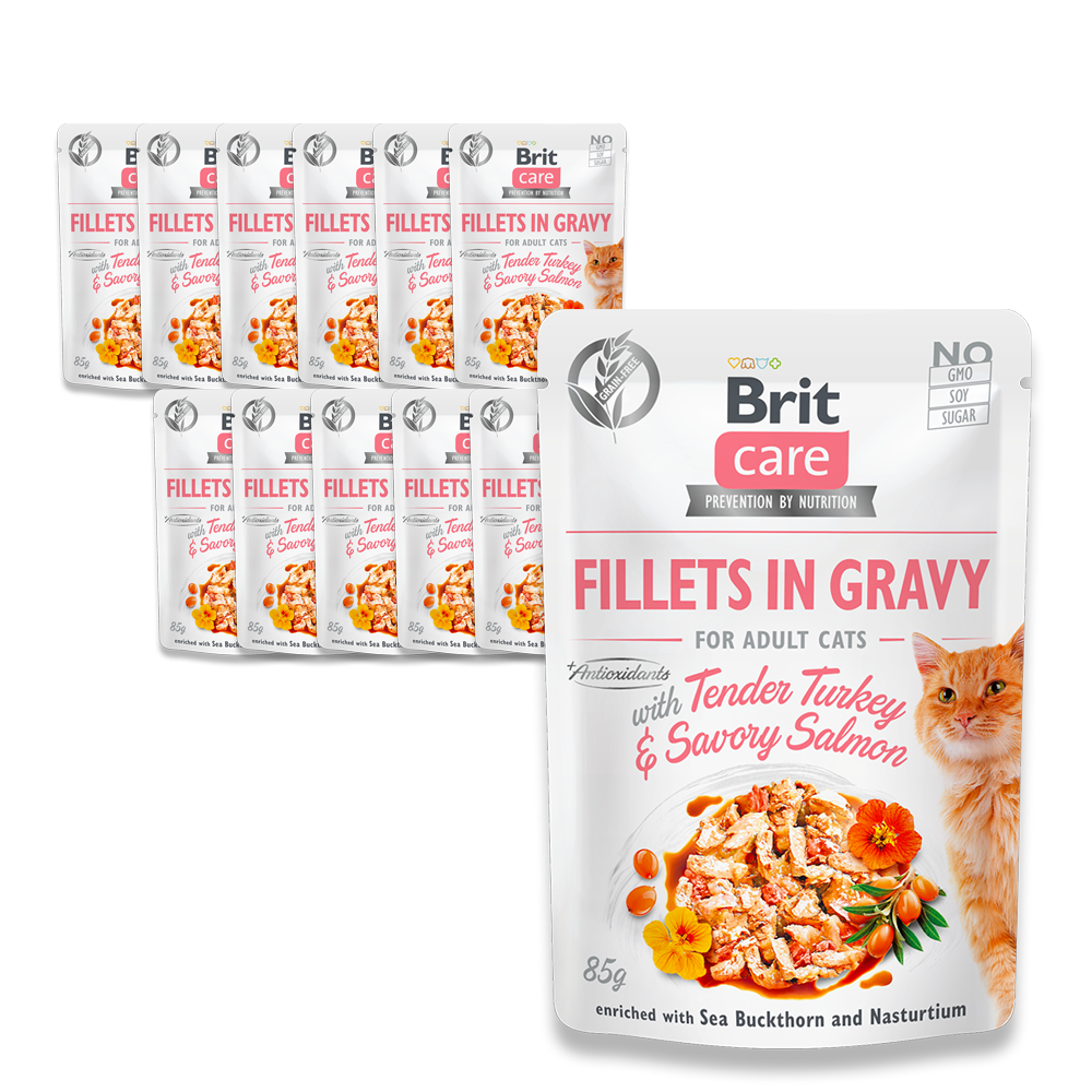 브릿 케어 캣 그레이비 파우치 고양이 주식 기능성 습식사료 33,500원