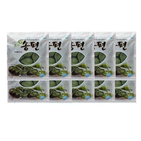 모시담은 한산모시떡 모시생송편400g 10팩[ 4kg 100개] 33,290원
