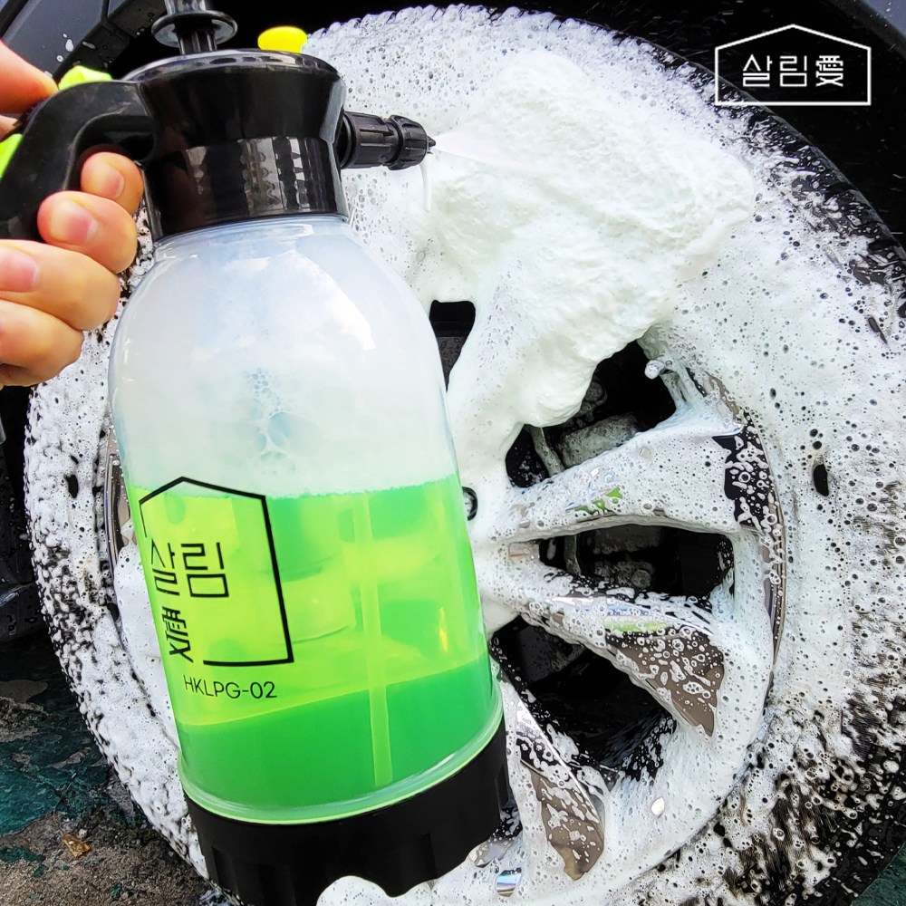 살림애 분사기 분사 직사 2in1 스노우폼 노즐 압축분무기 스프레이폼건, 1개 9,900원