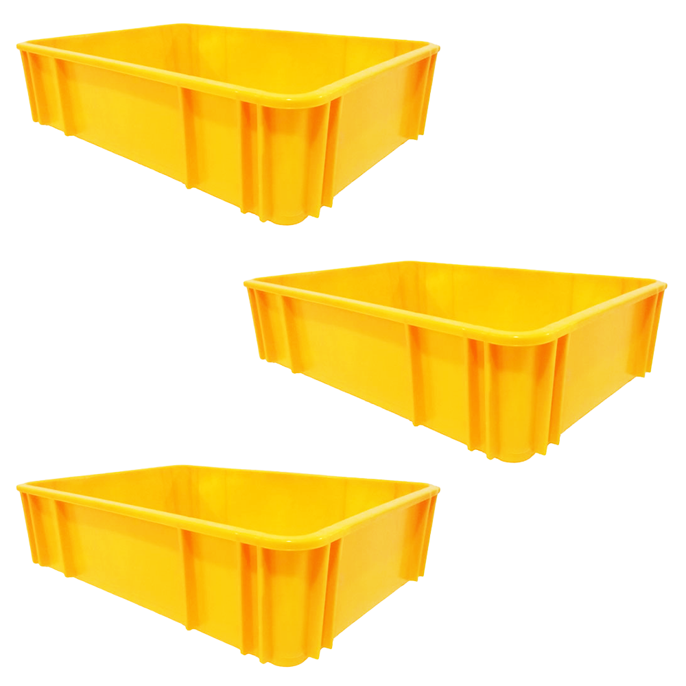 빵상자503 3개 플라스틱 운반상자 사각박스 계육상자 두부상자 과일상자, 단일색상, 3개, 현재가 40,000원