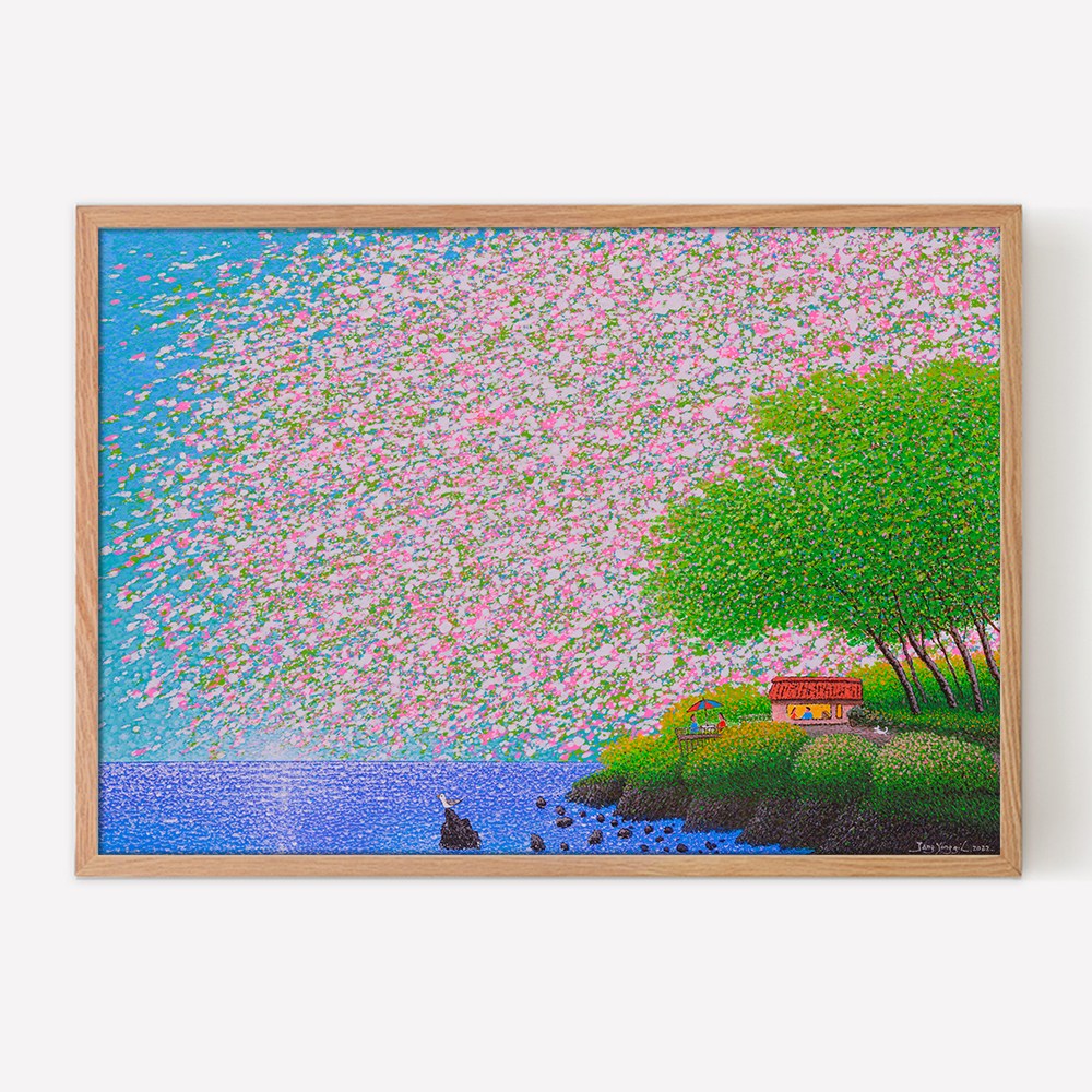 [인메이블] 장용길 작가 24종 아트에디션 풍경화 그림 거실 달항아리 인테리어 액자 90,690원