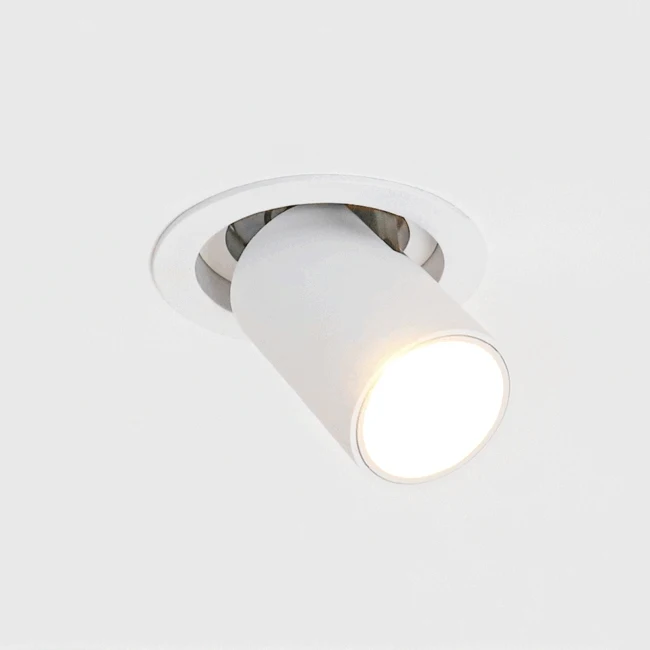 티에스 앵글 COB 7W 2인치 매입등 주백색 55mm 실린더조명 다운라이트 회전 원통 매입등, 블랙, 1개 26,000원