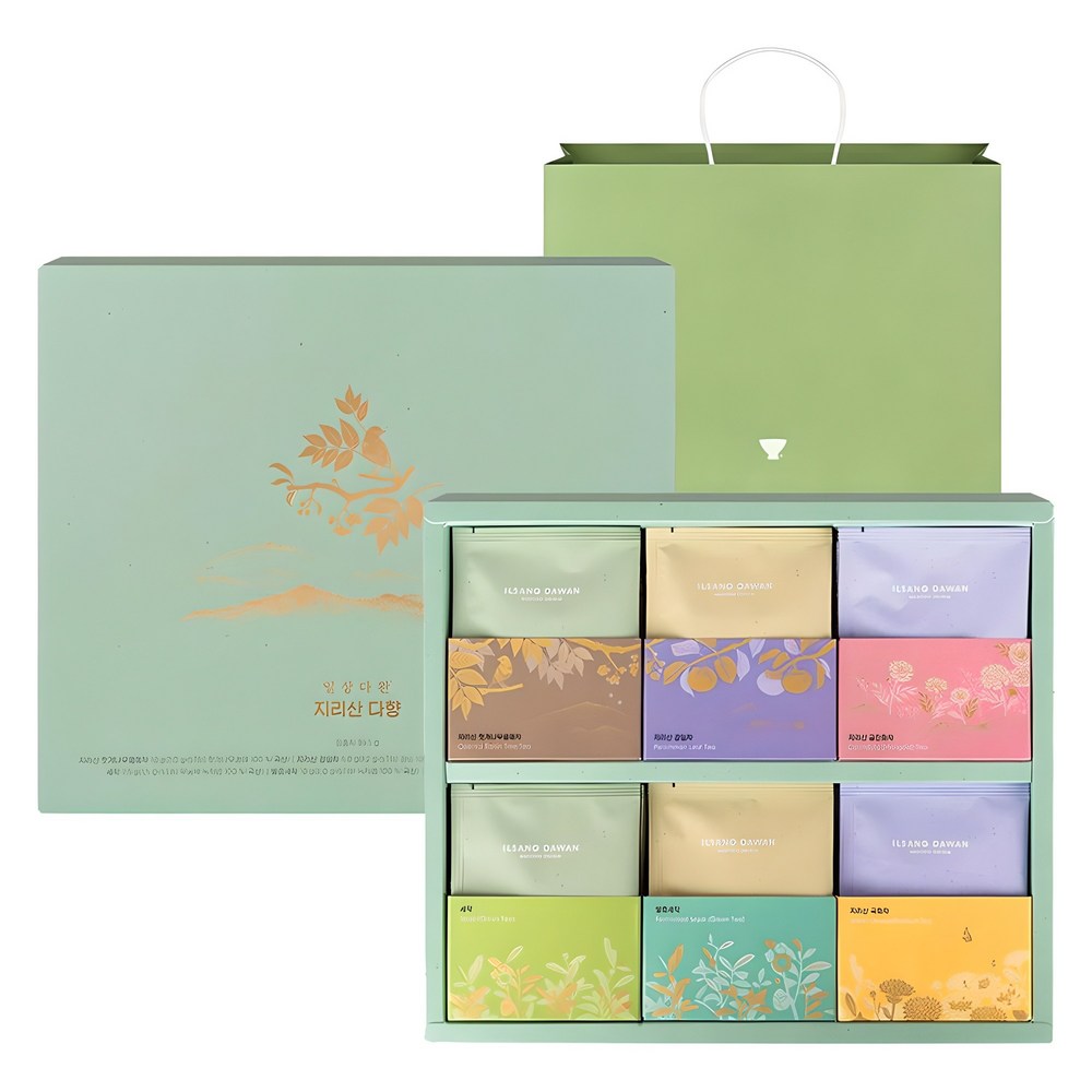 쌍계명차 지리산 다향 세트 + 쇼핑백 58,730원