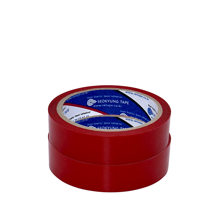 일반컬러 셀로판테이프 (24mm - ) 레드, 12개 9,000원