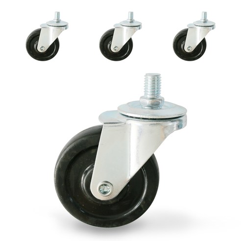 엠파이어 볼트회전 캐스터 산업용 바퀴 검정 3인치 F25 9,500원