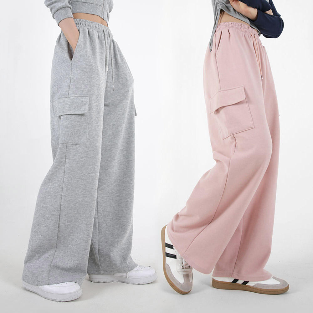 오버나인 여자 여성 기장선택 숏롱 와이드 카고 트레이닝 팬츠 바지 19,260원