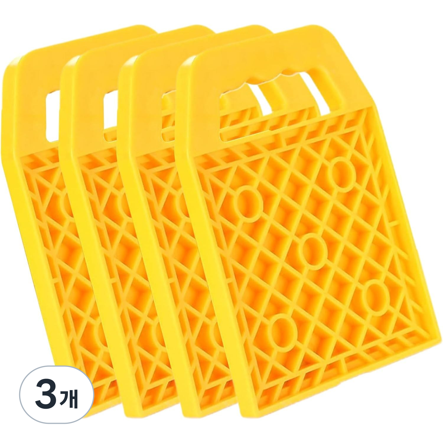 반센트 카라반 RV 스테빌라이저 잭 패드 미끄럼방지, 3개, 엘로우 56,480원