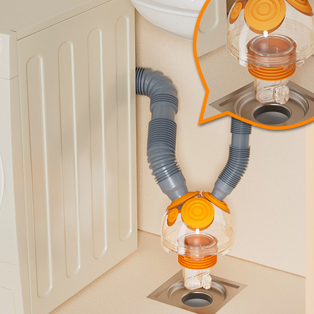 미즈코스 싱크대 6구 배수구 멀티 트랩 주방 다중호스 역류방지 냄새 차단 9,800원