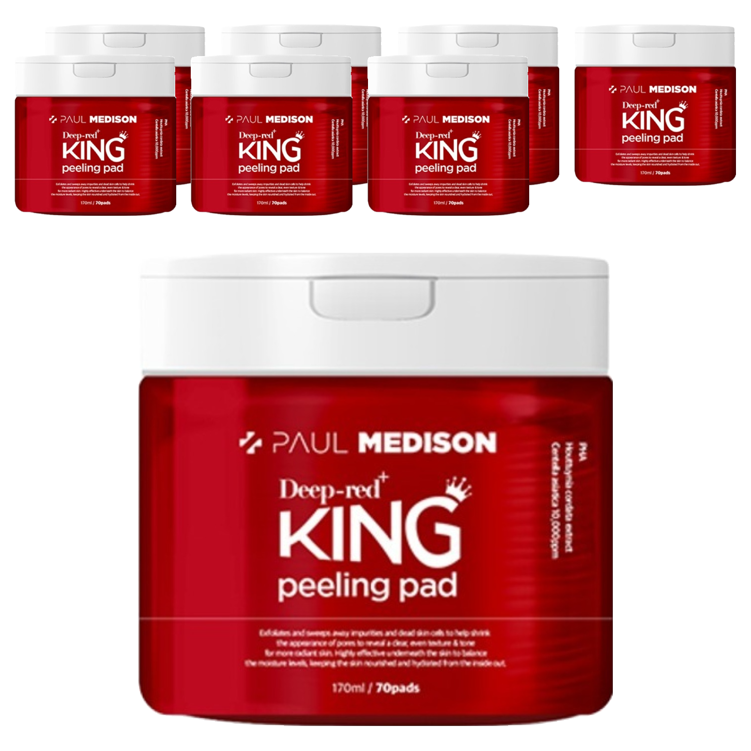 폴메디슨 딥레드 티트리 각질케어 대용량 왕필링패드 170ml 61,770원