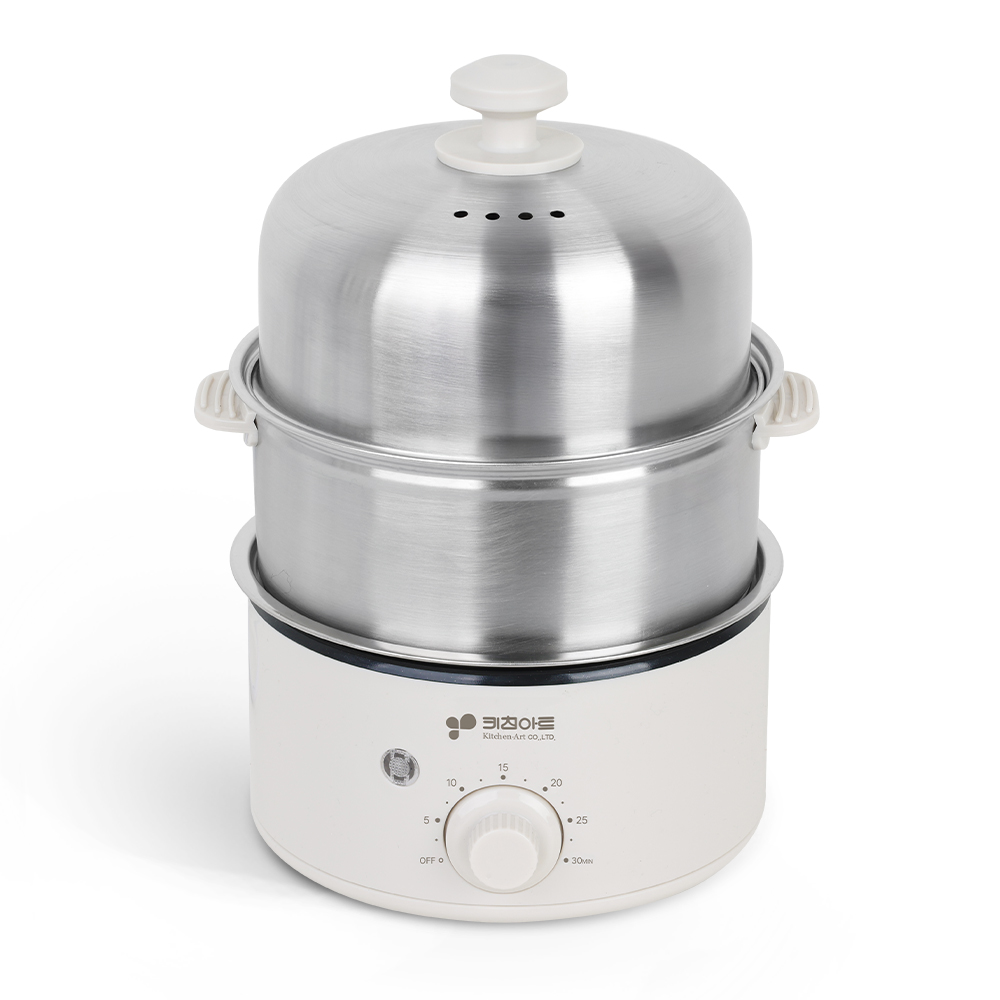키친아트 계란찜기 에그찜기 10분 쾌속순환가열 스텐레스열판, 아이스텐2단 29,900원