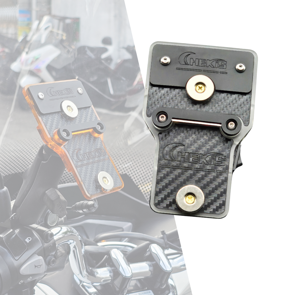 CHEKIS 체키스 오토바이 휴대폰 자석충전 거치대 오픈형, 화이트 40,000원