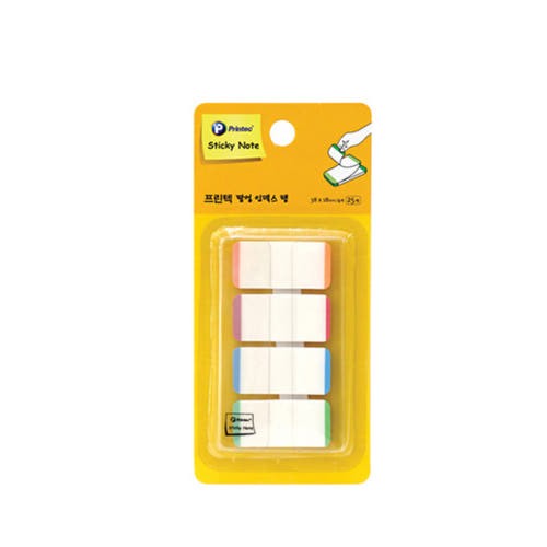 프린텍 팝업 인덱스 탭 라인칼라 4색 38x18mm IT3818-4L 7,020원