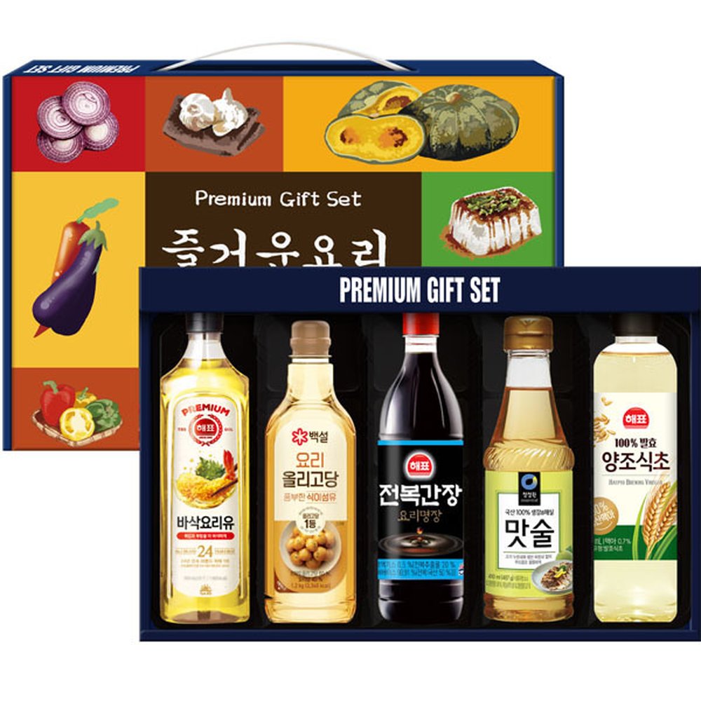 CJ백설선물세트 푸드5종 식용유맛술 식초간장올리고당 29,120원