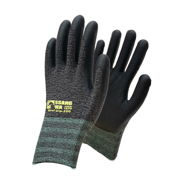 베스트 그립 200 가성비 갑 NBR장갑 스마트폰 터치 가능 3M보다 질 좋은 장갑 마감 시보리 완벽 10켤레 1묶음, 그레이, 10개 12,250원