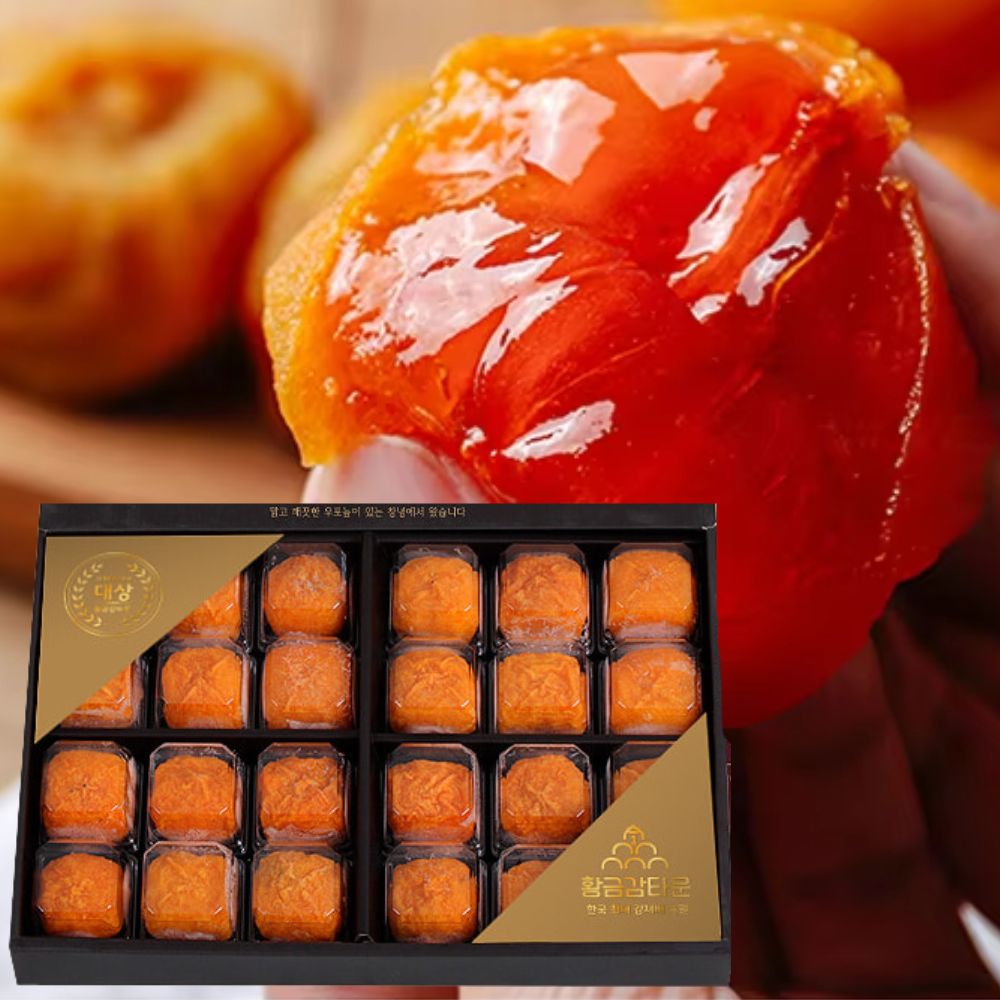 골드반건시 대 24개 명절 선물세트 산지직배송 쫀득한 곶감 감말랭이 어르신간식 이바지 답례품 110,000원