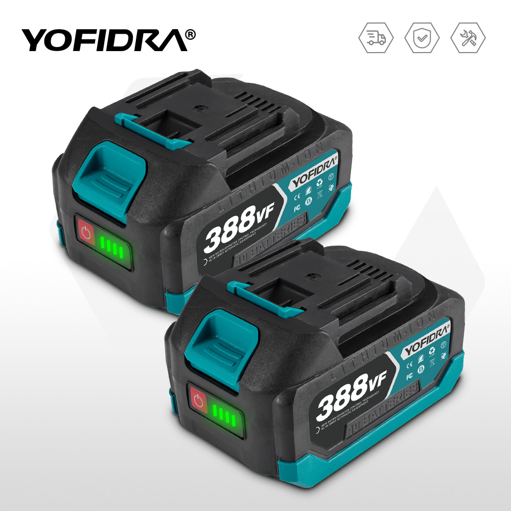 388VF 대용량 리튬 배터리 18V 전동공구 배터리, 1세트, 현재가 40,900원