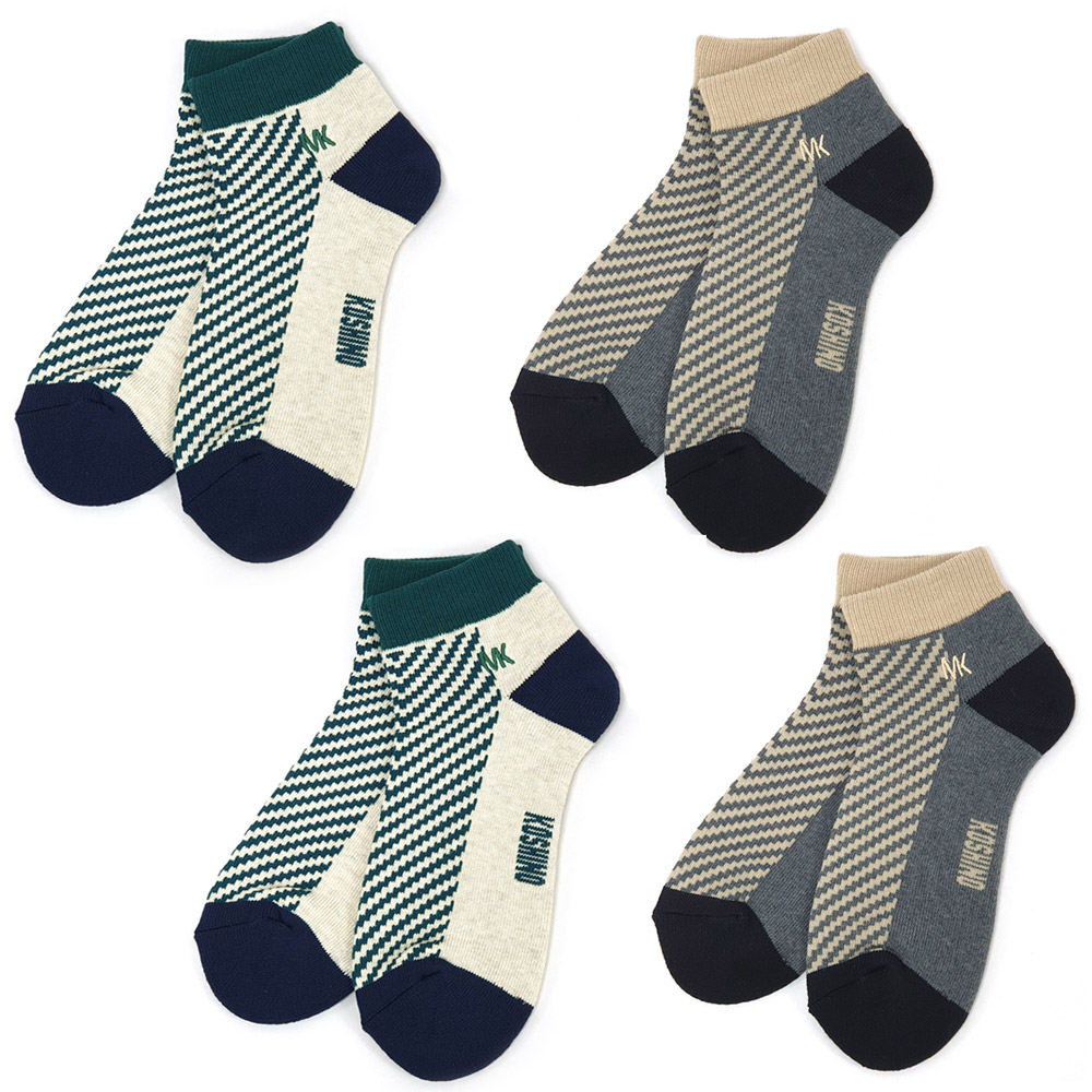 미치코런던 이중쿠션 뒤틀림방지 남자스포츠양말 골프양말 단목 4켤레 MKS-504 19,800원